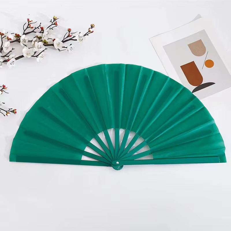 Quạt thổi phồng màu trơn 13 inch in logo tùy chỉnh mới
