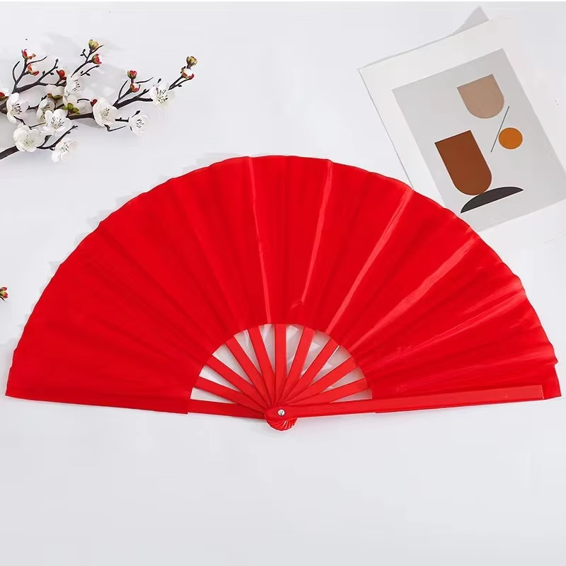 Quạt thổi phồng màu trơn 13 inch in logo tùy chỉnh mới