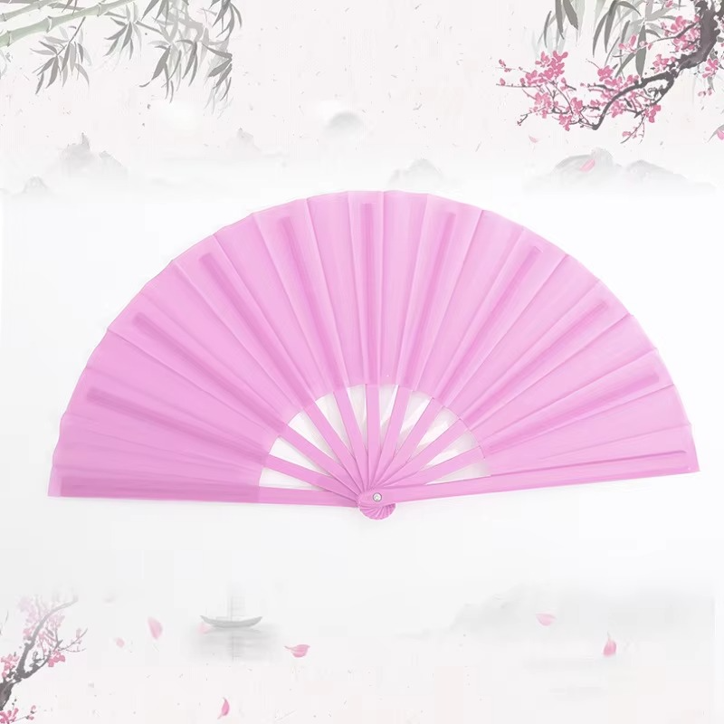 Quạt thổi phồng màu trơn 13 inch in logo tùy chỉnh mới