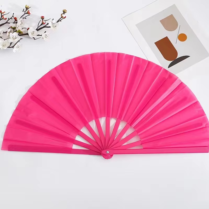 Quạt thổi phồng màu trơn 13 inch in logo tùy chỉnh mới